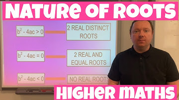 Nature Of The Roots | Higher Maths | Using The Discriminant