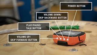 Watch the product video for Bluetooth(R) Speaker with Magnetic Strap
