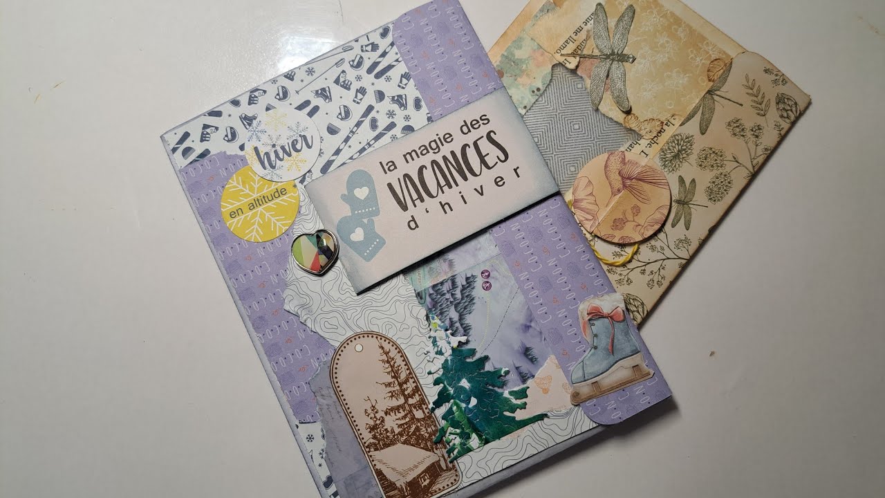 RECYCLAGE de mes enveloppes #scrapbooking #scrapbook #recycle 