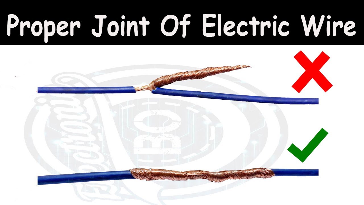 How To Proper Joint Of Electric Wire How to Twist Electric Wire