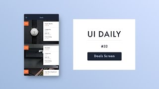 UI Daily 32: Deals Screen
