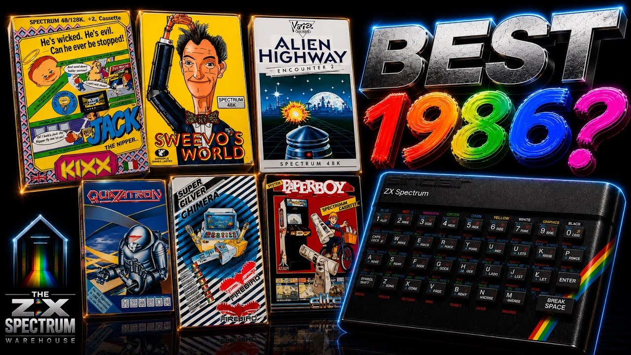 Top 20 Best ZX Spectrum Games of 1986 | Sinclair ZX Spectrum