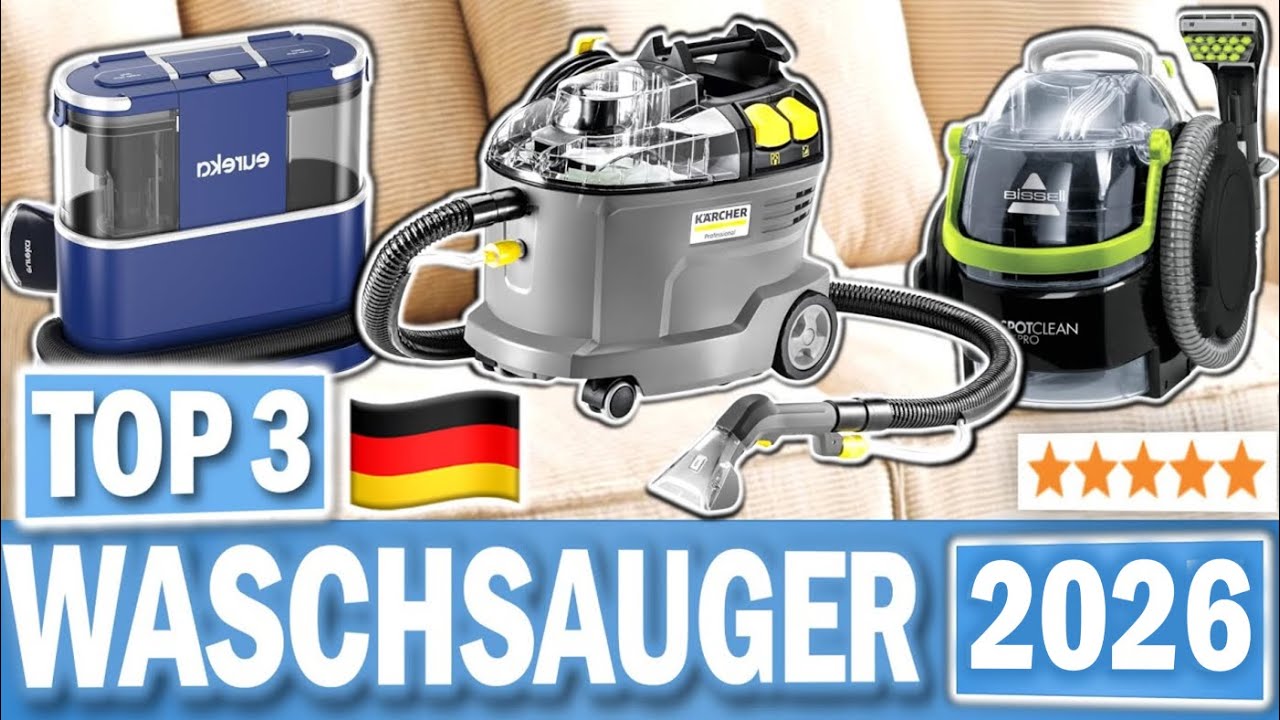WASCHSAUGER kaufen: Top 3 Waschsauger 2026 im Vergleich!