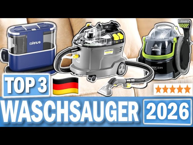 WASCHSAUGER kaufen: Top 3 Waschsauger 2026 im Vergleich!