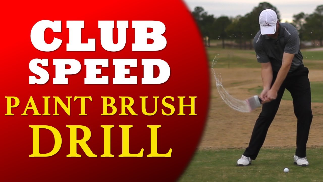 Increase Distance in Golf Paint Brush Drill YouTube
