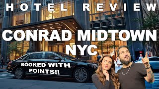 Booked the best Hotel in New York with POINTS! Conrad Midtown Review