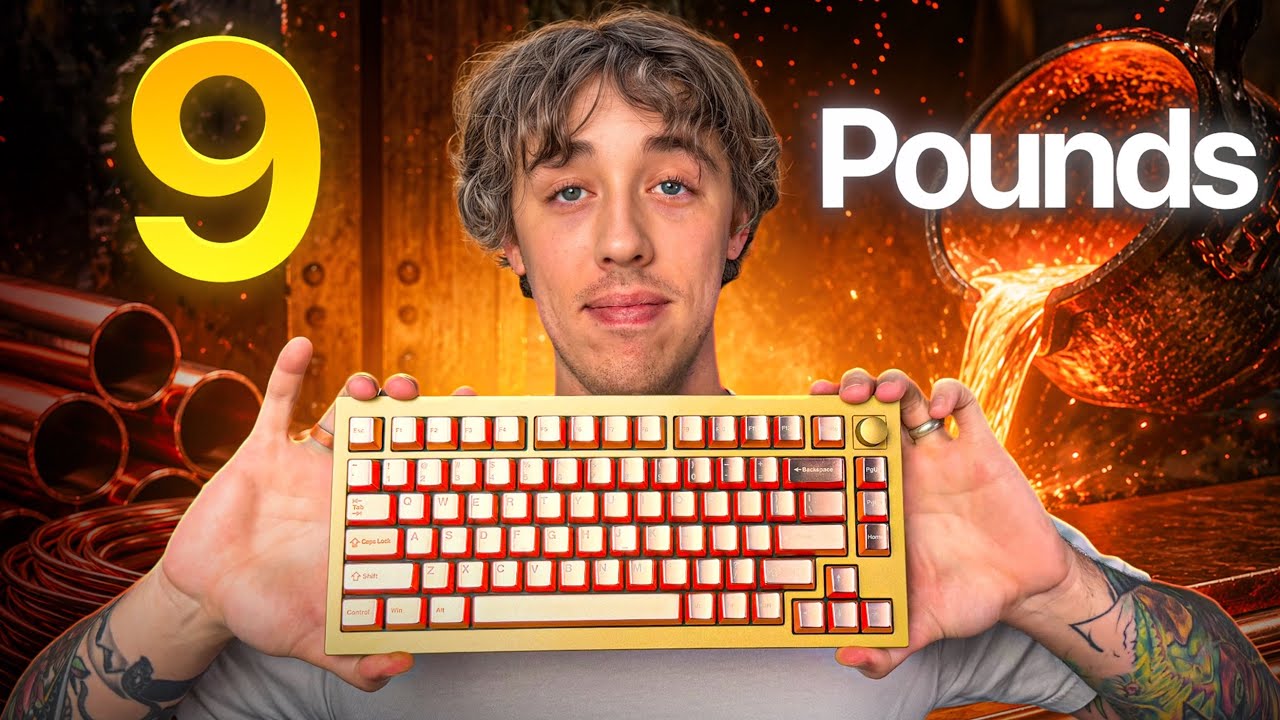 The Copper Keyboard Everyone Secretly Wanted Ft. Awekeys Metal Keycaps