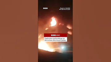 Explosions In Iran After Israeli Strikes Israel Iran BBCNews 