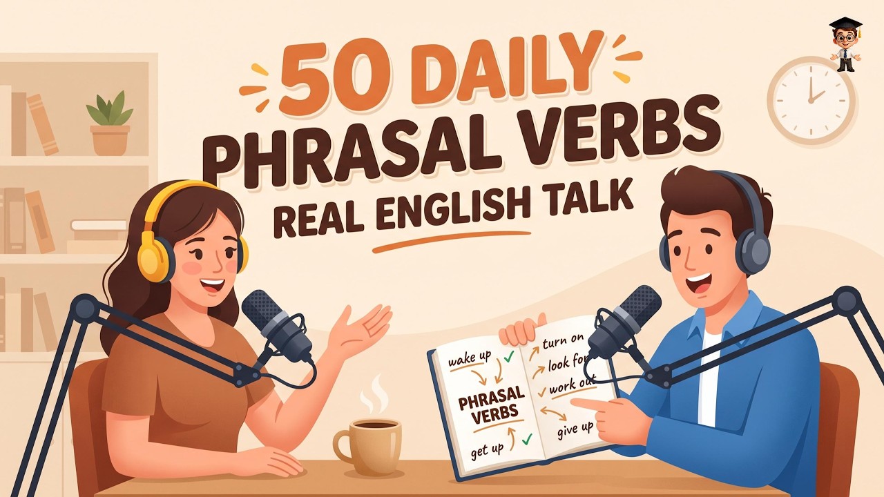 Learn 50 Daily Phrasal Verbs in Real English Conversation | English ...
