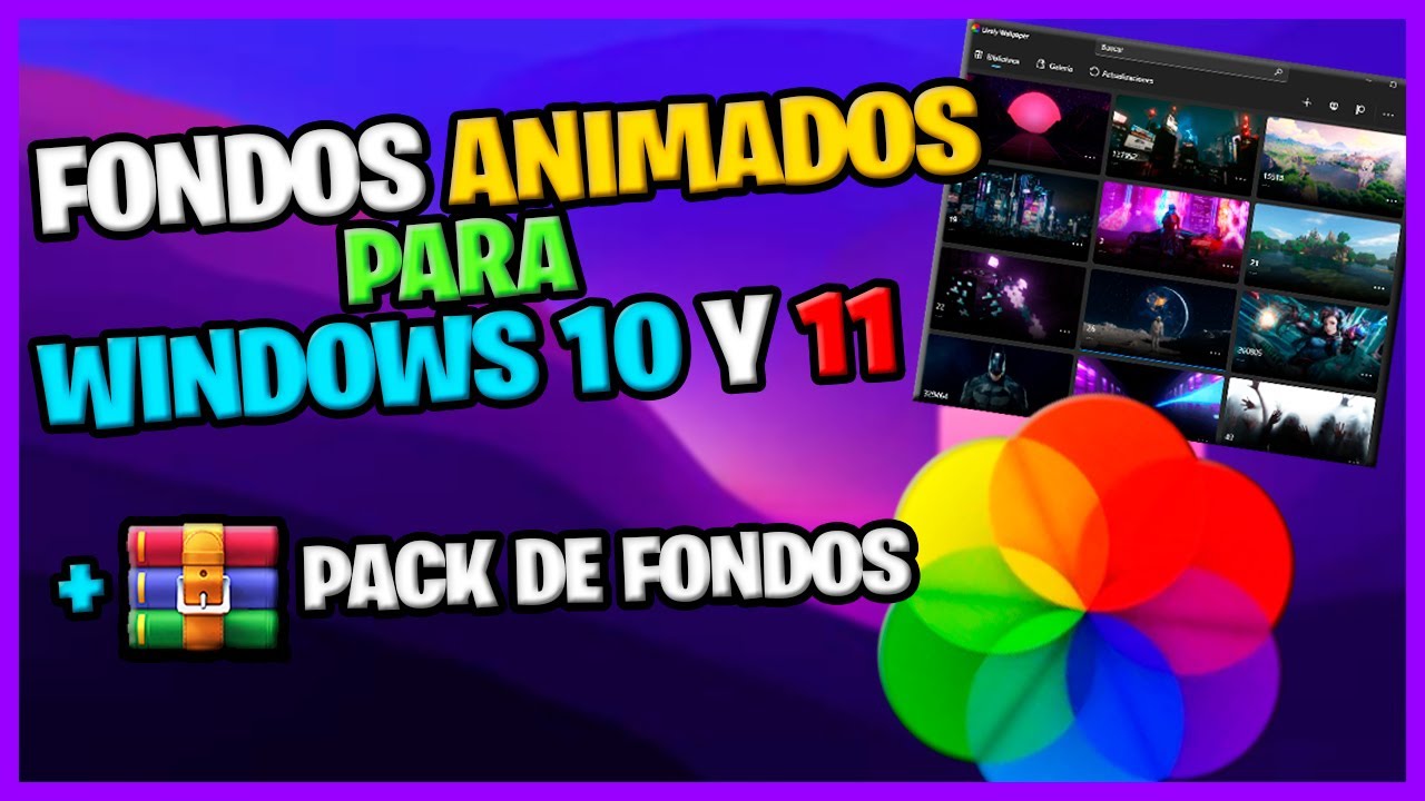 COMO PONER FONDOS DE PANTALLAS ANIMADOS EN WINDOWS 10 & 11 GRATIS ...