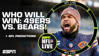 Will the Chicago Bears be victorious? + Expectations for Bills vs. Eagles 👀 | NFL Live