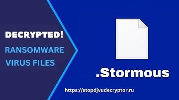 How to Remove Stormous Virus ( Ransomware ) and Decrypt Files | Stormous Decryptor #Stormous