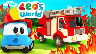 Kids play in Leo's World mobile game for kids. Leo's World gameplay. Car cartoons for kids. screenshot 3