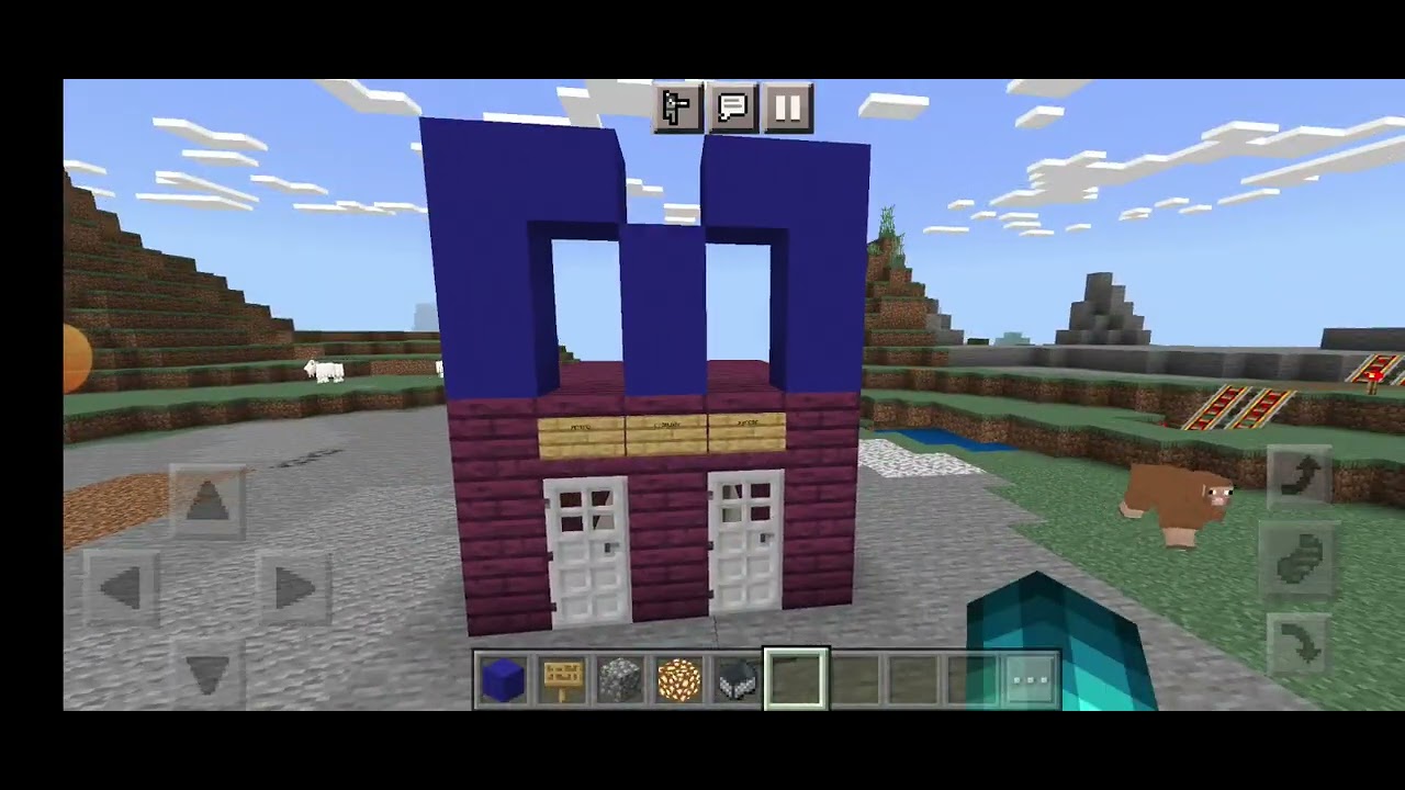 обзор 2 линии моего метро в майнкрафт!