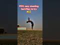 Standing backflips 🔥 #backflipchallenge #teambackflip #backflip #flip #subscribe #shorts #viral