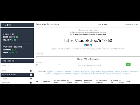 💰 Adbtc ¿Que es y como funciona? Tutorial + ganar Bitcoin GRATIS 2023 | ¿Es fiable? Opiniones 💰