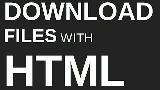 How to make an HTML download button