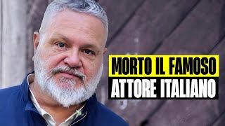 TRAGIC LOSS FOR ITALIAN CINEMA: FAMOUS ACTOR DIES AT ONLY 68. ANNOUNCEMENT ON SOCIAL MEDIA