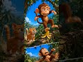 Try not to laugh🤣| crazy cat😺and monkey🐵 moments😍