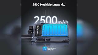 Rezension: Retevis C64 Walkie Talkie Sprachsteuerungs, Funkgeräte mit Großer Reichweite, 2500 mAh...