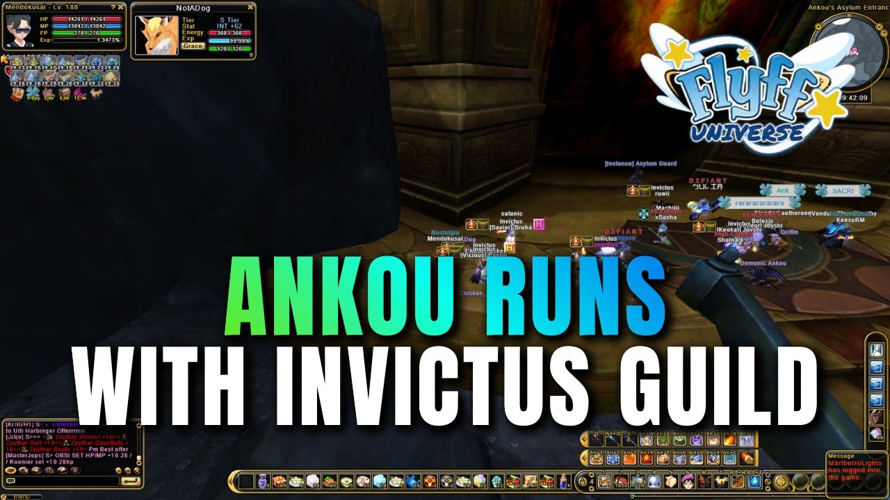 Flyff Universe Arcanist Ankou Runs With Invictus Guild | Lawolf Server