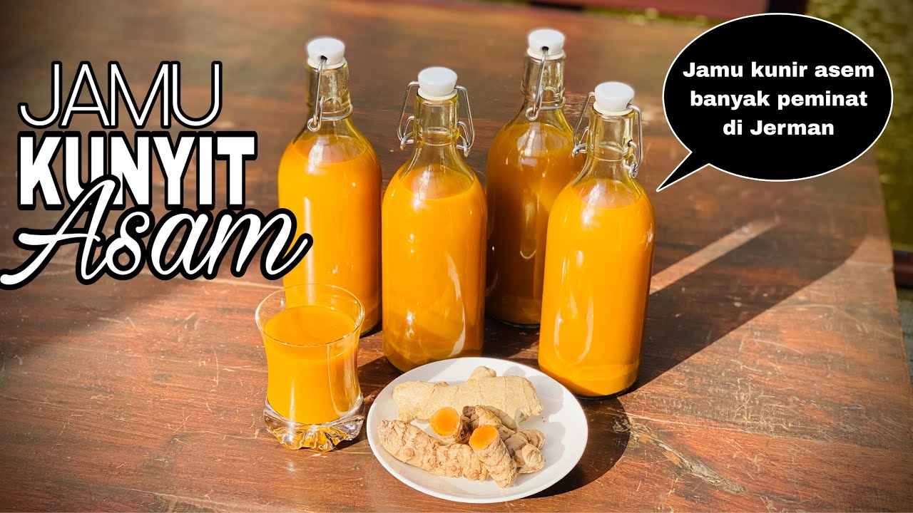 Cara Bikin Jamu Kunir Asem Bule Jerman Doyan Jamu Youtube