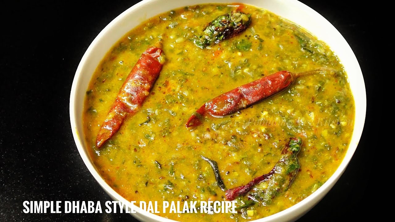 Dal Palak Recipe Simple Pressure Cooker Palak Dal Easy Healthy