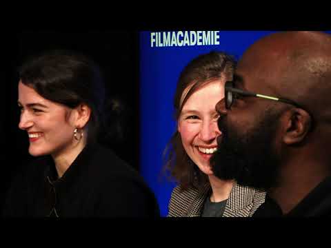 FOCUS talk show episode discussing pathways and workshops at the Netherlands Film Academy, featuring students sharing their routes to film school