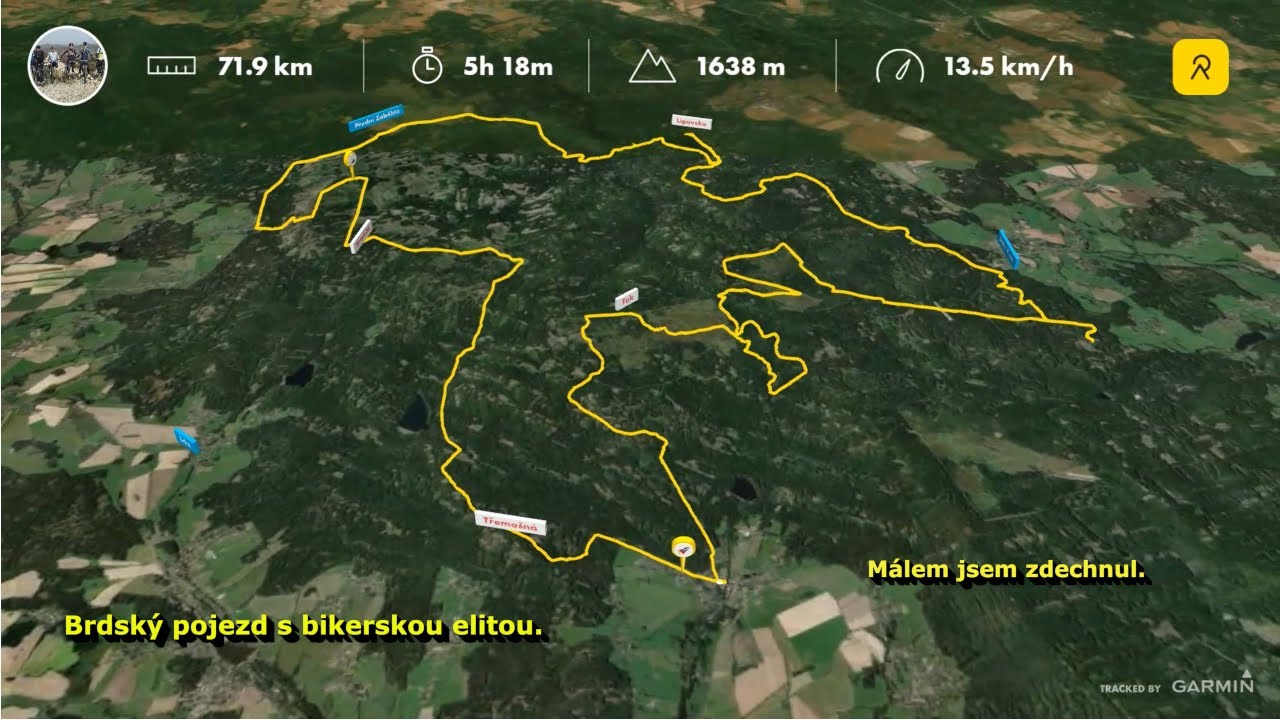 Brdský pojezd.🚵‍♀️ Málem jsem zdechnul. 🥵