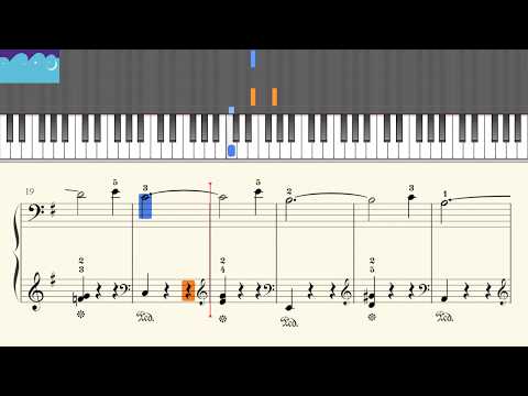 [RainDrop Music] 25水仙  约翰·汤普森简易钢琴教程4 [Piano Tutorial]