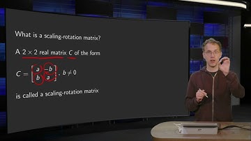 The scaling-rotation matrix - introduction