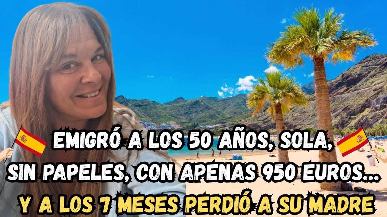 𝐄𝐌𝐈𝐆𝐑Ó 𝐀 𝐋𝐎𝐒 𝟓𝟎 𝐀Ñ𝐎𝐒, 𝐒𝐎𝐋𝐀, 𝐒𝐈𝐍 𝐏𝐀𝐏𝐄𝐋𝐄𝐒, 𝐂𝐎𝐍 𝐀𝐏𝐄𝐍𝐀𝐒 𝟗𝟓𝟎 𝐄𝐔𝐑𝐎𝐒… 𝐘 𝐀 𝐋𝐎𝐒 𝟕 𝐌𝐄𝐒𝐄𝐒 𝐏𝐄𝐑𝐃𝐈Ó 𝐀 𝐒𝐔 𝐌𝐀𝐃𝐑𝐄