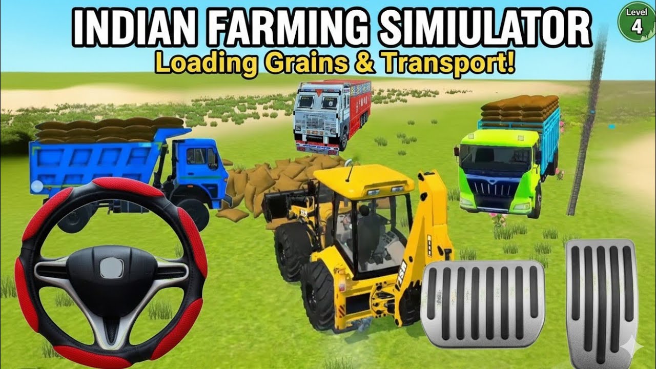 Drive JCB and Uploading Bori from Dumper 🏗️ | @DesiSim-t6y