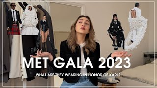 THEY WORE WHAT | MET GALA 2023 - IN HONOR OF KARL | anastasiiacher_