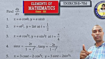 Exercise-7(h) || class 12 || differentiability || elements of Mathematics || +2 2nd year ||