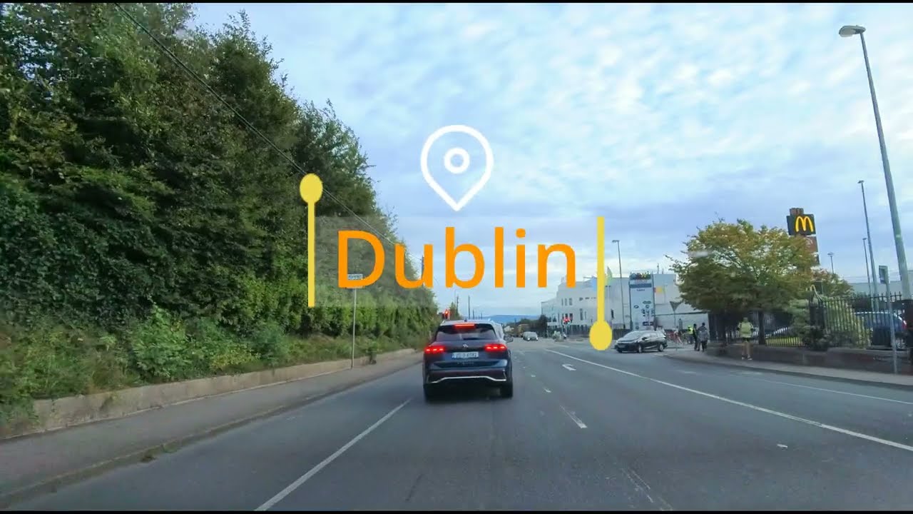 Dublin drive Swords Road to Clontarf Ireland