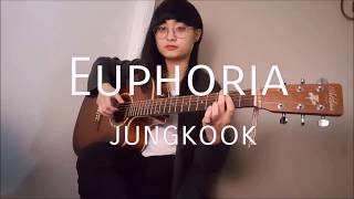 [FREE TABS] Jung Kook BTS (방탄소년단) - Euphoria Fingerstyle Cover chords