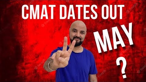 Breaking News! CMAT Date Out May 4th ! 15 Days To CMAT | 10 pm CMAT Strategy Session by Rav Sir