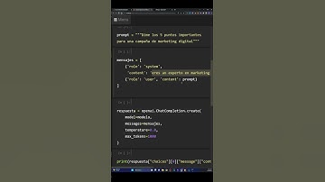 ¿Cómo conectarte a la API de OpenAI con Python para usar GPT-3.5-turbo o GPT-4?