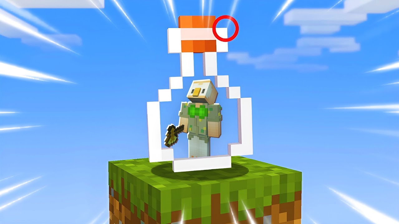 Minecraft'ta TÜM DÜNYA ŞİŞE İÇİNDE!