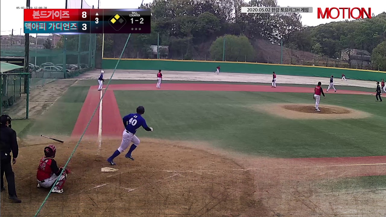 Korea Amature Baseball Leaguehomerun Clip Youtube 