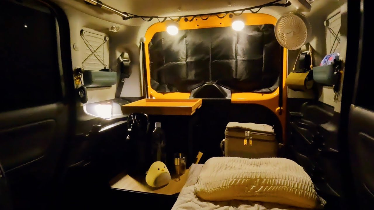 [05] Женщина в походе в одиночку в маленькой машине!