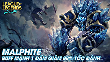 [ Wild Rilf/Tốc Chiến ] Buff Mạnh Malphite Build Tanker 1 Đấm Giảm 88% Tốc Đánh (Bắc Cực)