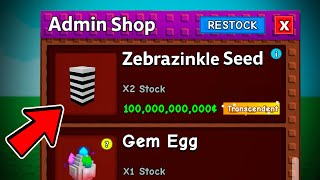 New Admin Shop Has Appeared In The Game - Grow A Garden Roblox