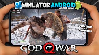 GOD OF WAR on Android Winlator Ludashi v2.7.4 Gameplay Test | Snapdragon 8s Gen 3 POCO F6
