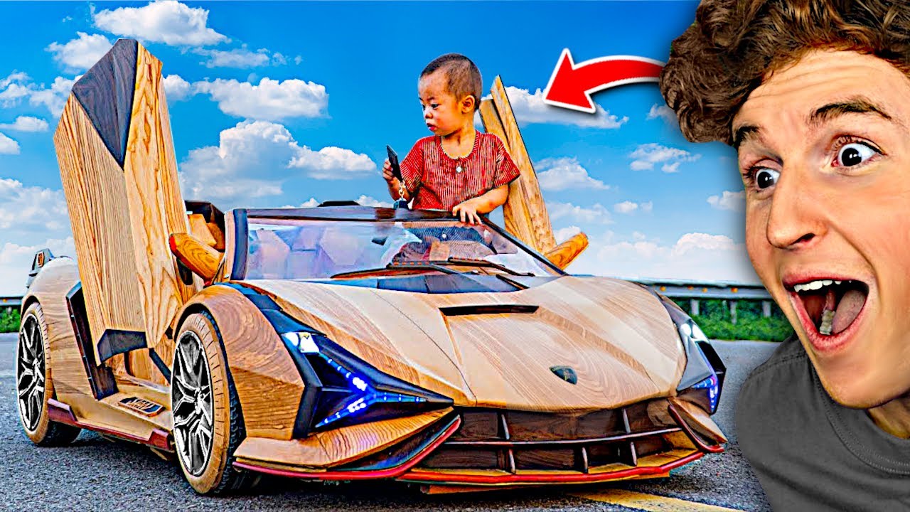 Dad Built Lamborghini For Son! *Spoiled Kids*