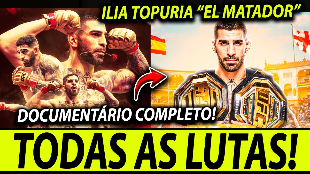 TOPURIA: TODAS AS LUTAS ATÉ SE TORNAR CAMPEÃO do UFC | DOCUMENTÁRIO ...