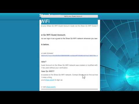 How to Sign in to Shaw Go WiFi Guest Access | Shaw Support