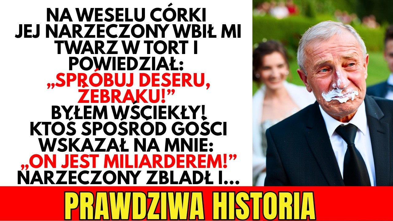 Na WESELU mojej córki jej narzeczony wcisnął mi twarz w tort, ale pięć minut później…