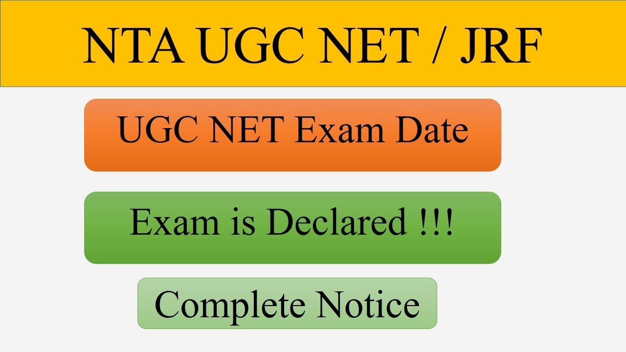 NTA UGC NET Exam Date Out || UGC NET Exam Date 2020 Announced || UGC NET Latest News